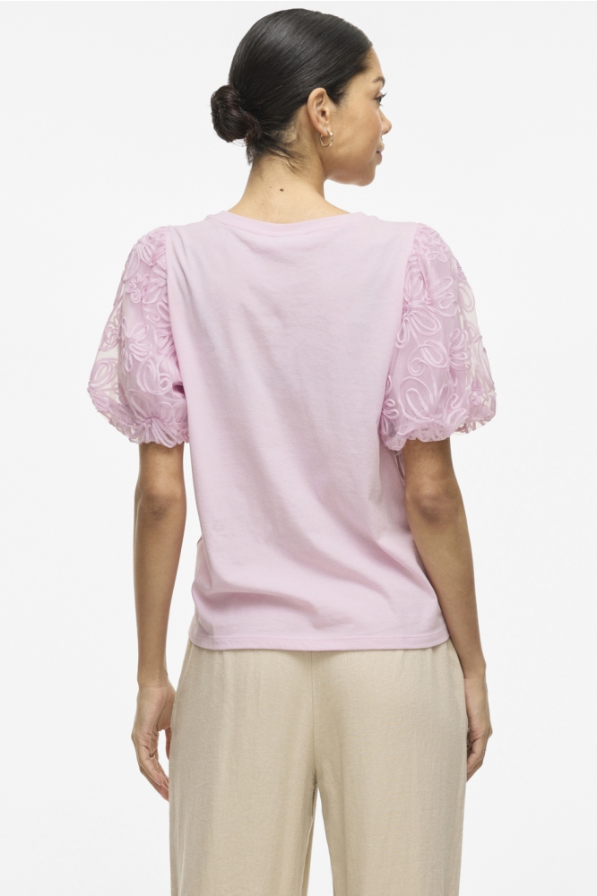 VISIMONIA O-NECK S/S TOP 14107505 WINSOME ORCHID